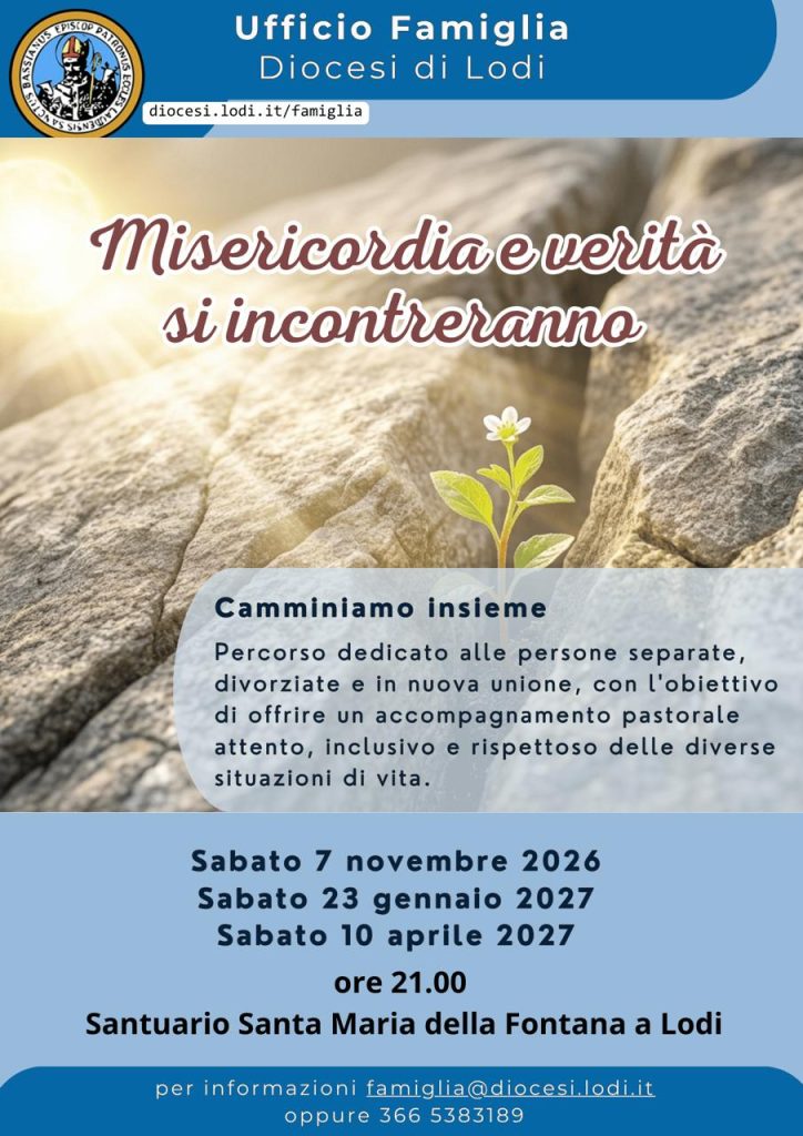Misericordia e verità si incontreranno – Locandina