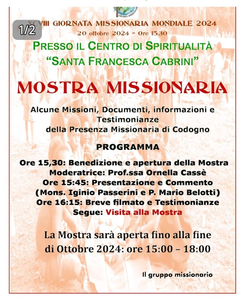 Mostra missionaria Codogno ottobre 2024 - Copia