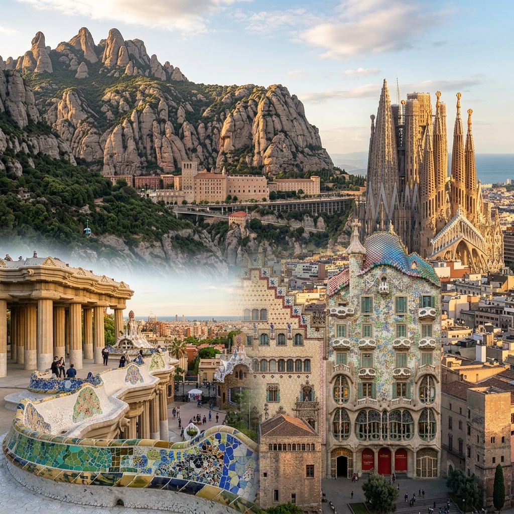 barcellona collage