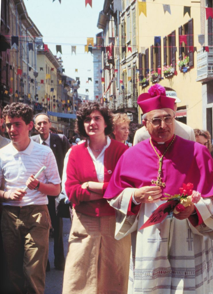 Lodi il vescovo Di Treviso Paolo Magnani, gia presule della diocesi laudense sino a febbraio 1989.